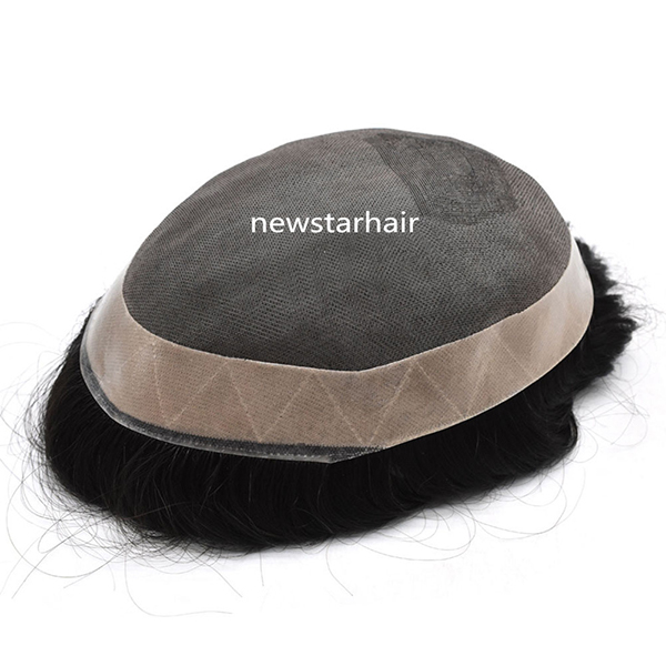 black color indian human hair systems1 拷贝.jpg